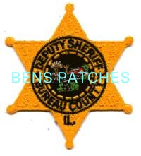 ILLINOIS,A,BUREAU COUNTY SHERIFF BADGE PATCH 1_wm